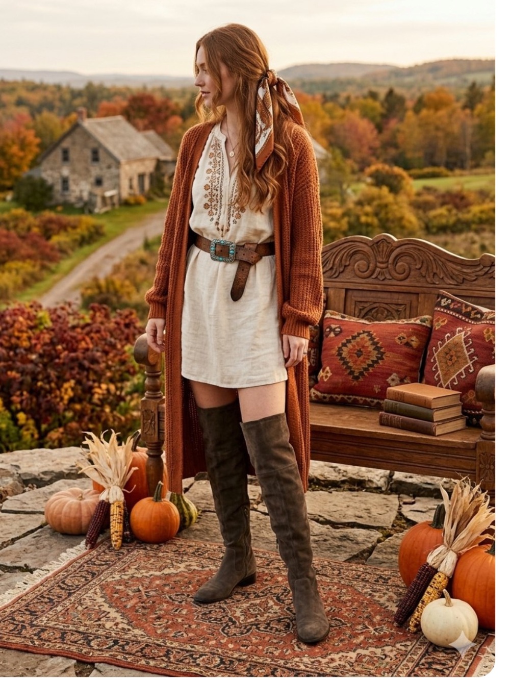 Steve Madden Olive Green Suede Knee-High Boots
